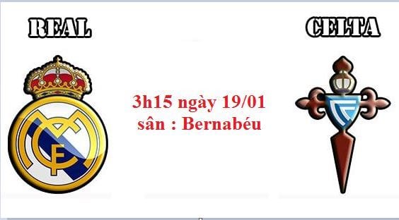 Nhận định Real Madrid vs Celta Vigo, 3h15 ngày 19/01: Lấy lại niềm tin 1