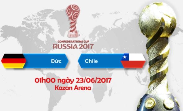 Soi kèo cá cược Đức vs Chile hôm nay lúc 1h00 ngày 23/06 : Vòng bảng Confederations Cup 1