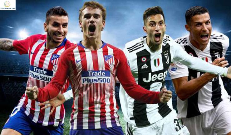 Soi kèo tỷ số bóng đá trận Atletico Madrid vs Juventus