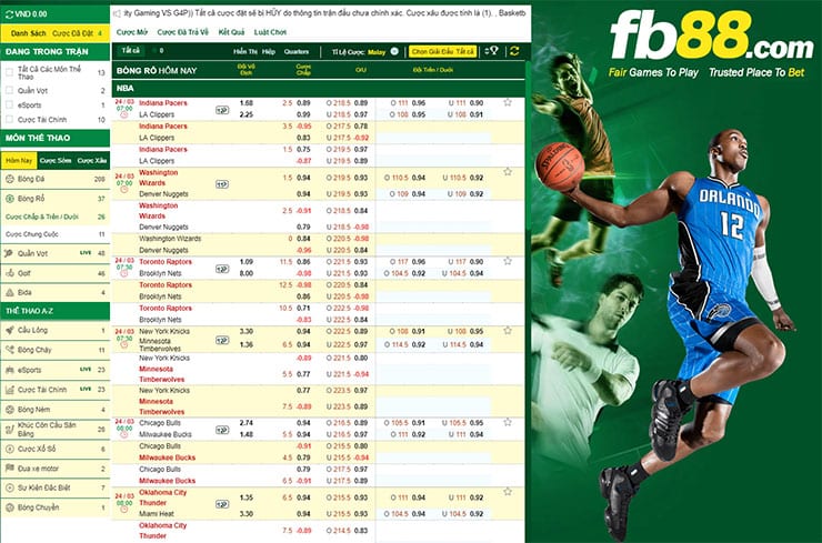 tỷ lệ kèo fb88 ty le keo fb88